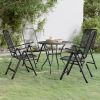 Garden Dining Set Anthracite