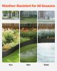 Steel Landscape Edging 6 Packs 40 x 8in Rust-Resistant Garden Edging Border Black