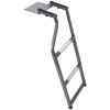 Pickup Truck Tailgate Ladder - Universal Fit, Stainless Steel Self Drilling Hex Screws for Easy Install, Durable Aluminum Step Grip Plates