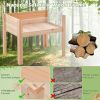 30/47 Inch Wooden Raised Garden Bed