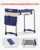 Garden Kneeler 11" EVA Pad 2 in 1 Folding Garden Kneeling Stool Heavy Duty