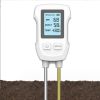 3-in-1 Soil moisture meter digital plant temperature/soil moisture/pH meter/sunlight intensity backlit LCD display soil tester suitable for horticultu