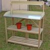 Garden Wooden Plant Bench Work Station