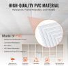VEVOR Ceiling Tiles 12-Pack 24 x 24 in PVC Easy Installation White Echo Pattern