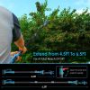 2-In-1 Electric Pruning Shear with Extension Pole 21V 4.0Ah Batteries Powered Cordless Pruner Reach 13FT High 0.98in Cutting Diameter for Tree Trimmin