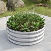 32.08*11.4" Tall Round Raised Garedn Bed, Metal Raised Beds for Vegetables, Outdoor Garden Raised Planter Box