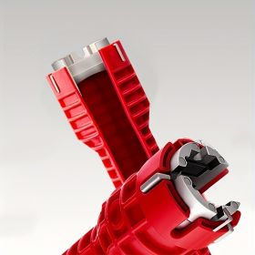 Sink Faucet Installer Tool,14-in-1 Faucet Wrench,Multi-functional Pipe Wrench,Bathroom Plumbing Installation & Repairs Wrench For Small Space Toi (Color: Red)