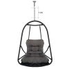 JESE Swing Egg Chair – Foldable Hanging Chair for Indoor & Outdoor Use – 300lbs Capacity