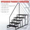 Hot Tub Steps Outdoor, 2 RV Steps with Handrail, Portable RV Stairs 3 Step, Heavy Duty Truck Camper Steps Ladders for Travel Trailers, 5th Wheel