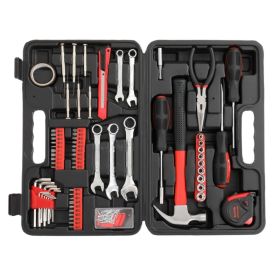 148pcs Iron Red Household Tool Set (Option: 148pcs tool set)