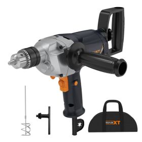 Drill Mixer Set With Spade Handle Inch Electric Corded Mixing Drill Machine 9A Motor Concrete Mud Mixer (Option: Orange black)